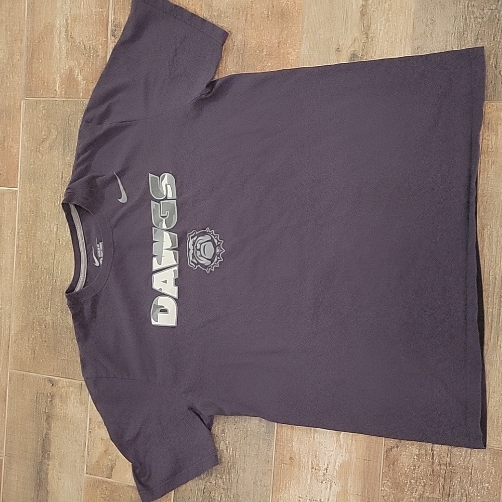 Mens XL Gray Camouflage Georgia Bulldogs Nike Shirt. EUC